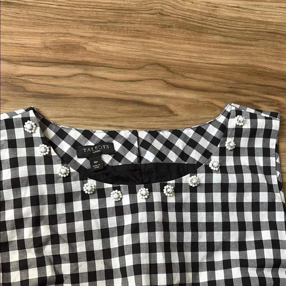 J. Crew Black and White Boxy Tank Top - Picture 3 of 5